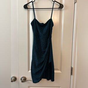windsor teal sparkly dress